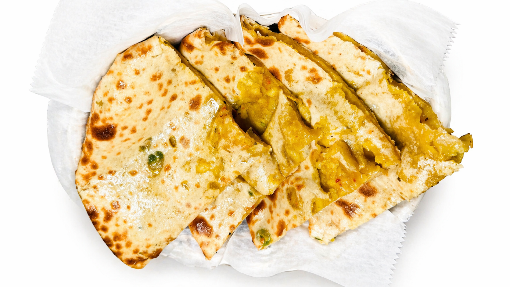 Aloo paratha stuffed flatbread