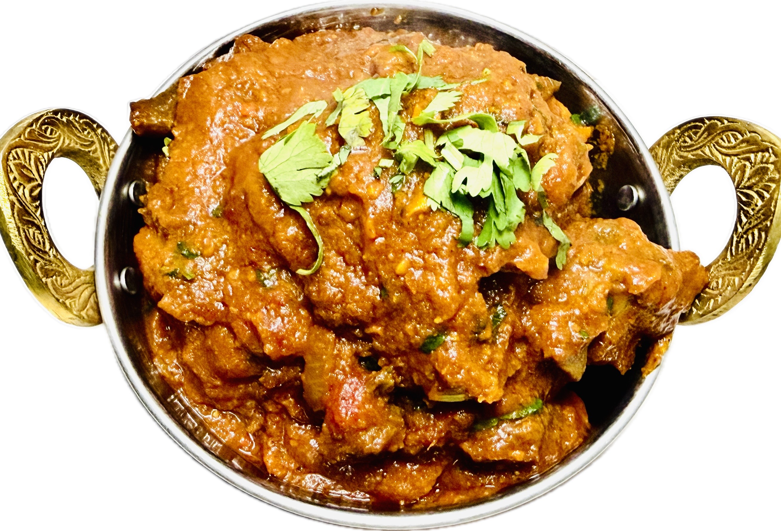 Spicy goat vindaloo curry
