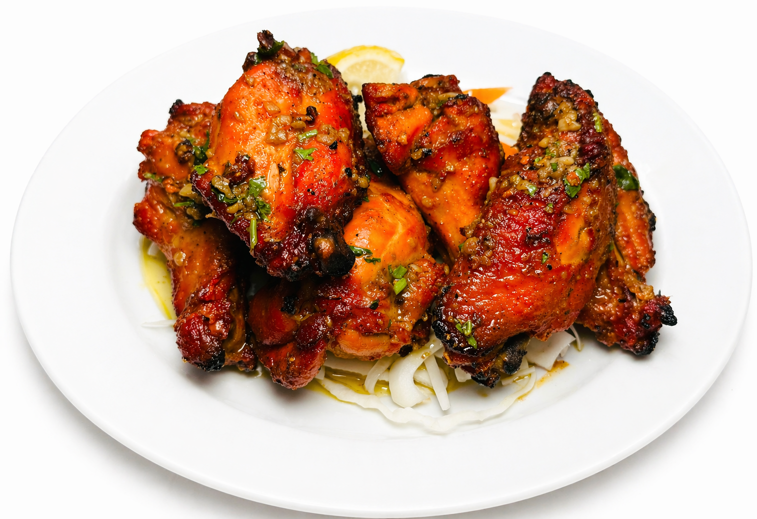 Indian tandoori wings smoked