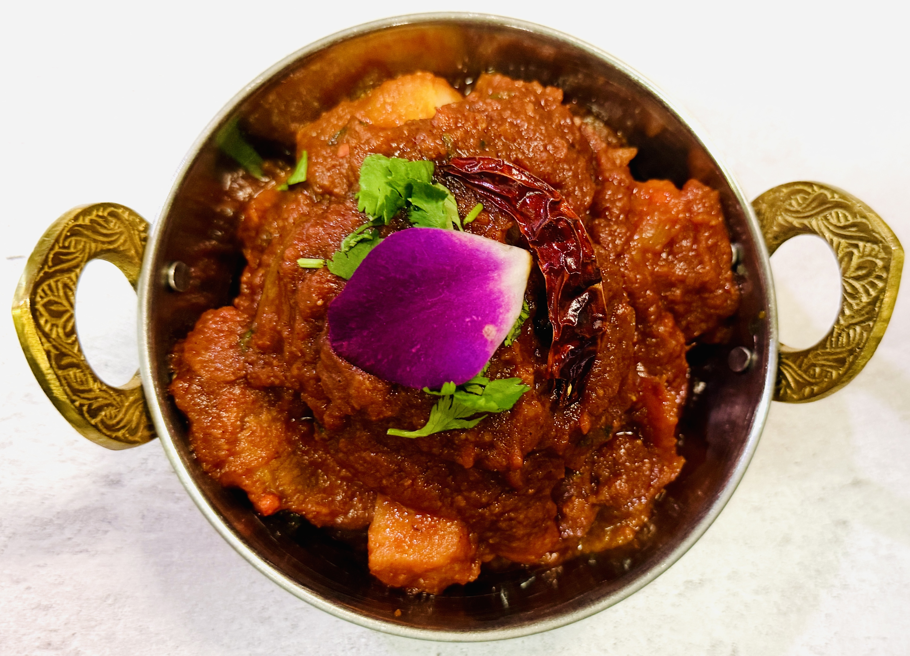 Lamb vindaloo spicy Goan curry
