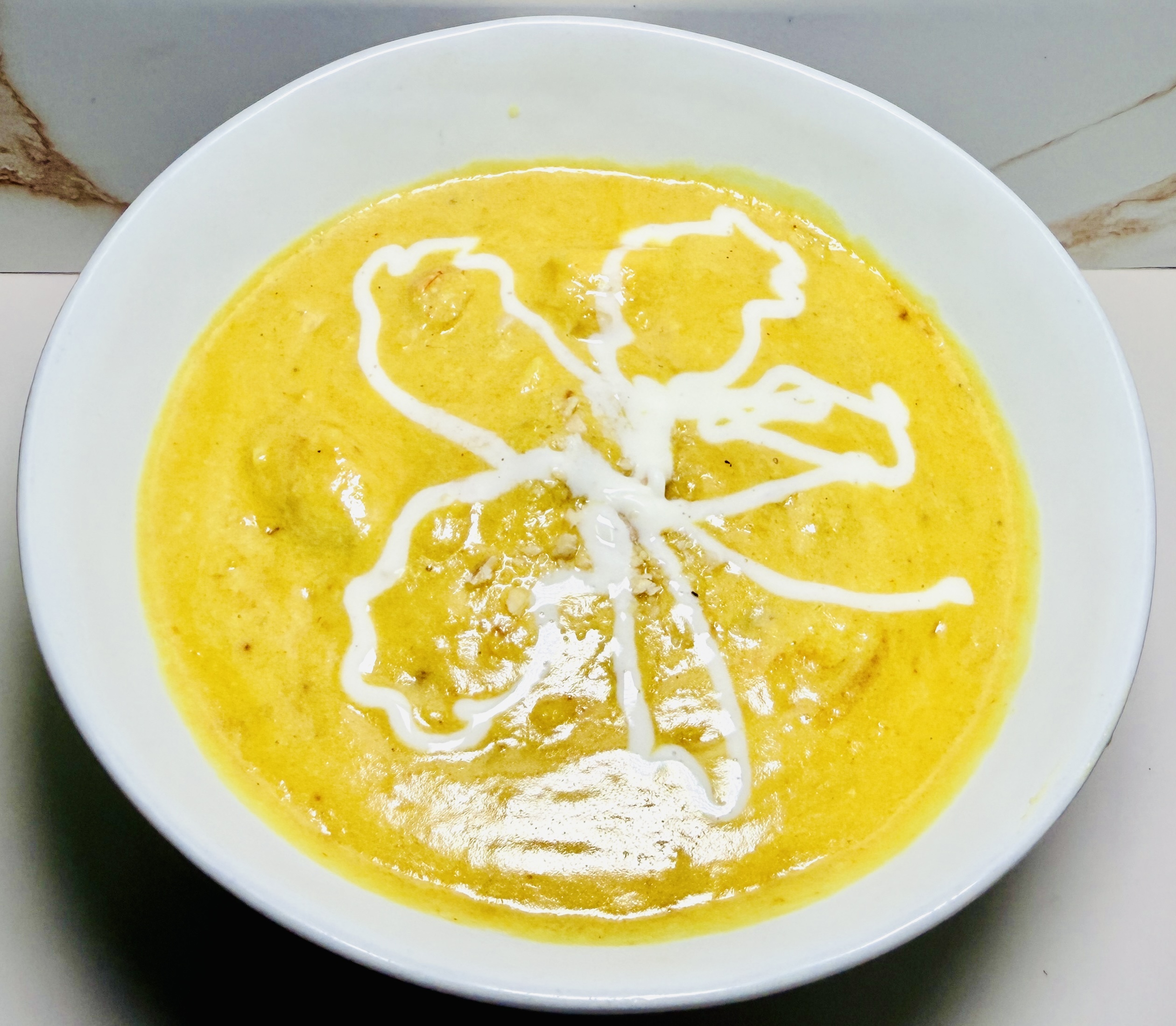 Shrimp korma creamy curry